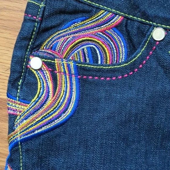 Y2K COOGI Boot Cut Jeans Size 3/4 in seam 33 and 1/2 - Picture 7 of 14